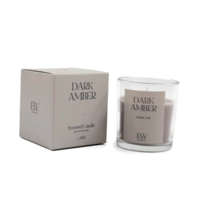 Dark Amber Scented Candle