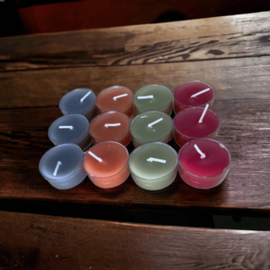 Multi Coloured Scented Tea Lights