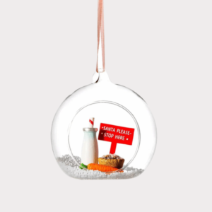 Santa Please Stop Here Bauble