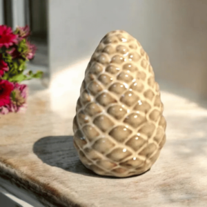 Ceramic Pinecone Ornament